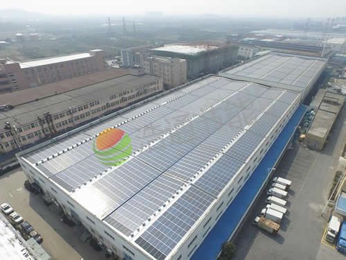 深圳罗湖区鸿烨集团厂区500KW太阳能光伏发电项目